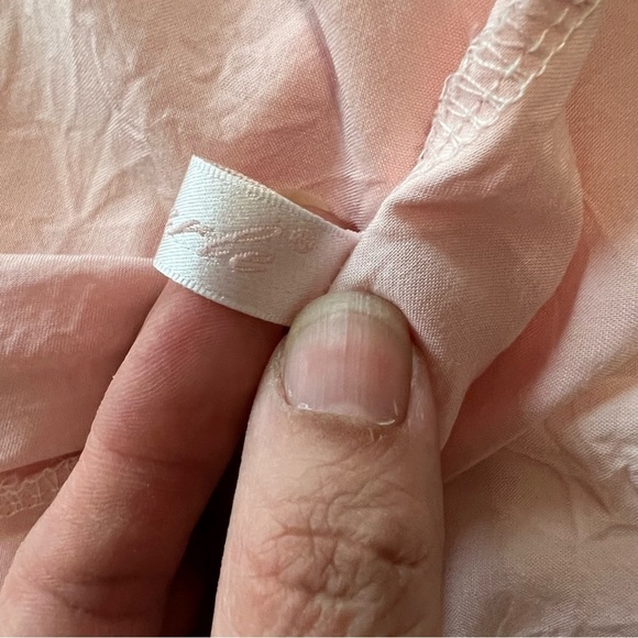 Vintage Nightie Nightgown Pink White Coquette Size Small - Picture 7 of 12